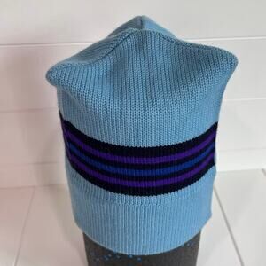 Wigwam Woolen Mills Vintage Powder Blue Ski Hat 1970’s 100% Wool USA